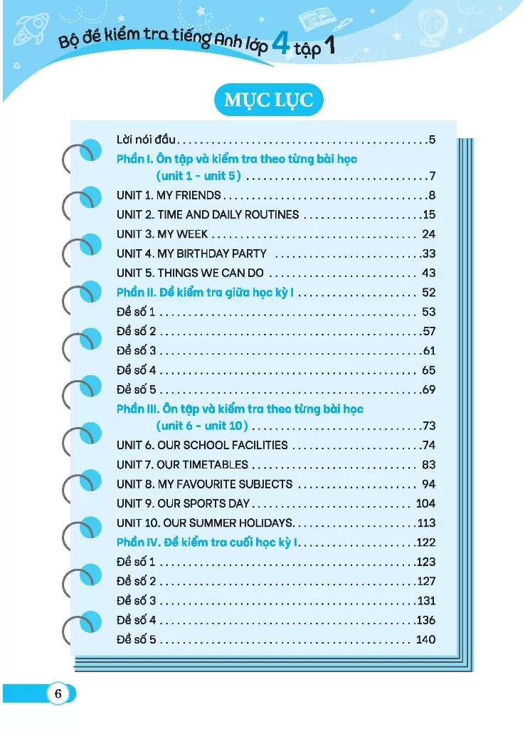 BỘ ĐỀ KIỂM TRA TIẾNG ANH LỚP 4 - TẬP 1 (Có đáp án - Biên soạn theo SGK tiếng Anh Global Success)